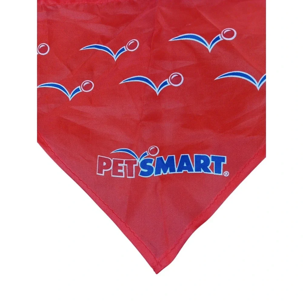Pet Smart Small Dog Scarf Red Decreative Grafted 20'x20' Triangle Wearable Scaft